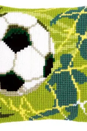 Prezzo Scontato Kit cuscino fori grossi - Footbal - Vervaco