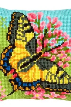 Pagamento Sicuro Kit cuscino fori grossi - farfalle - Vervaco