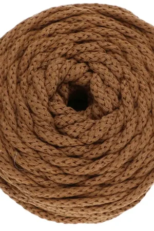 Bobine de cordon en coton pour macramé Cotton Air 5 mm - Mocca x50m Prezzo Ridotto