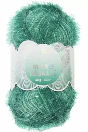 Soddisfatti O Rimborsati Creative Bubble - Fil à crocheter pour éponge tawashi - Dégradé Lierre x1