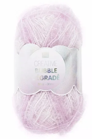 Creative Bubble - Fil à crocheter pour éponge tawashi - Dégradé Lilas clair x1 Sconto