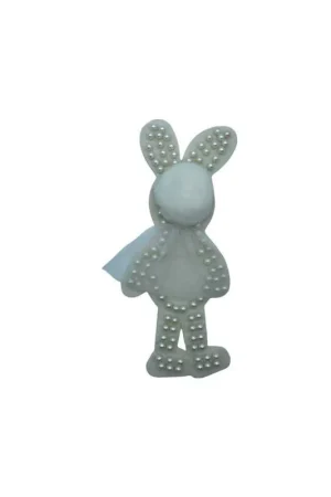 Applicazione Moda Bianco Latte Coniglio Panno Lenci Perle Borchiate Pon Pon Pelliccia Alto 25x12 Cm Compra Adesso