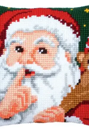 Direttamente Dal Produttore Kit cuscino fori grossi - Cuscino da ricamare silenzio! - Vervaco