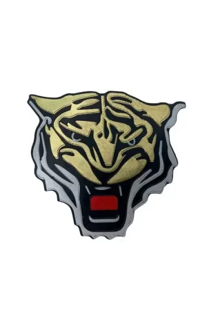 Applicazione Moda Termoadesiva PVC Testa Tigre Alto 8 Cm Nuovo Arrivo