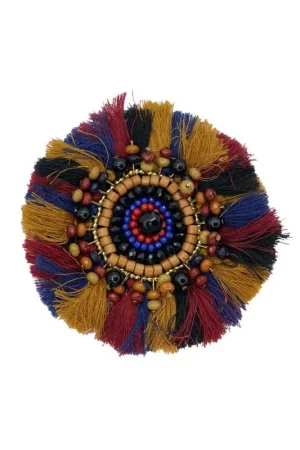 Offerta Del Giorno Applicazione Moda Nappine Cotone Colorate Perline 10x10 Cm