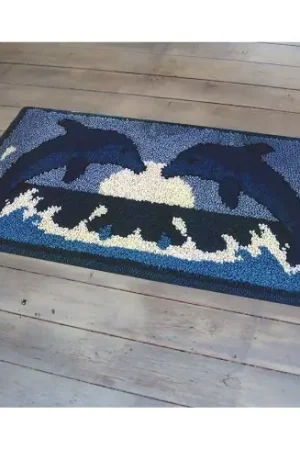 Spedizione Gratuita Kit tappeto a punto smirne - I delfini - Smyrnalaine