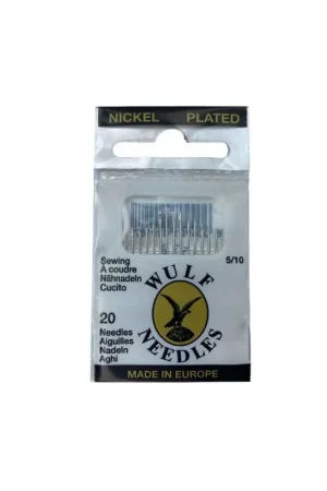 20 Aghi Misti da Cucire Misura 5 10 Acciaio Nikel Promo Stagionale