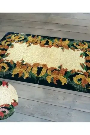 Quantità Limitata Kit tappeto a punto smirne - I gigli rosa - Smyrnalaine