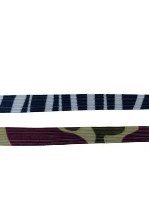 Elastico Molla Piatto Stampato Animalier Alto 9 Mm Pagamento Sicuro