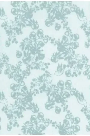 Lecien - LOYAL HEIGTHS by JERA BRANDVIG Fondo azzurro tema rami e frutti colore carta da zucchero Promozione Esclusiva