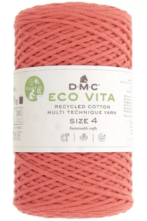 Compra Oggi Stesso Bobine de cordon DMC 3 mm coton recyclé - Eco Vita 4 - Light corail x 200m