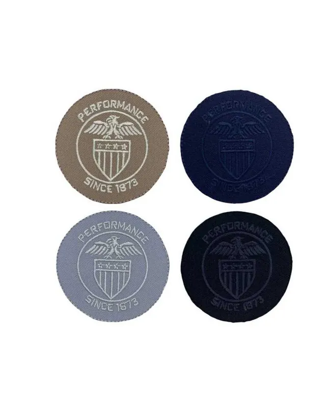 Applicazione Patch Termoadesiva Ricamato Tondo Scudetto Aquila Performance 6x6 Cm Consegna Rapida