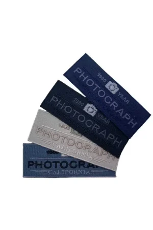 Popolare Applicazione Patch Termoadesiva Ricamo Scritta Photograph California 1950 Year 100x35 Mm