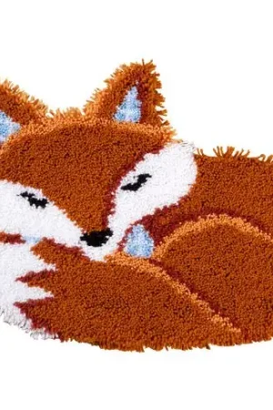 Offerta Kit tappeto a punto smirne - Volpe che dorme - Vervaco