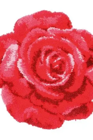 Acquista Ora Kit tappeto a punto smirne - Rosa Rosso - Vervaco