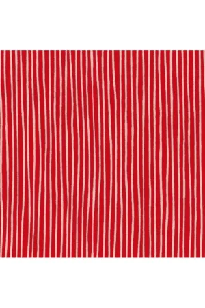 Lecien Ls Modern - ROSSO, Righe bianche Compra Adesso