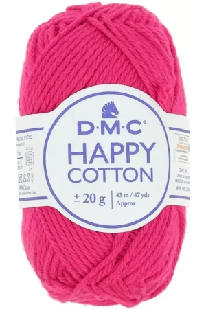 Ultimissimo Modello Coton Happy Cotton DMC - spécial amigurumi - Framboise (n°755) x43m