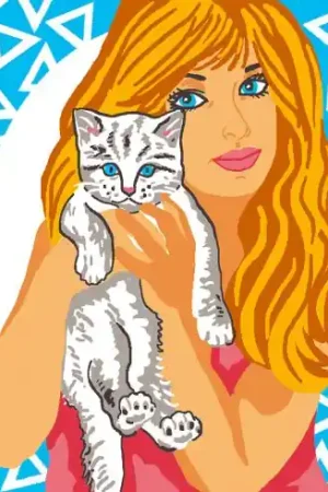 Kit di tela per bambini - Piccolo gattino - Luc Créations Scelto Dai Clienti