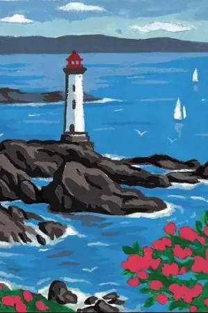 Nuovo Arrivo Kit di tela per bambini - Il faro - Margot de Paris