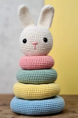 Kit Amigurumi - Coniglio con Anelli Impilabili - Hardicraft Saldi