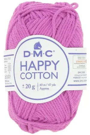 Di Tendenza Coton Happy Cotton DMC - spécial amigurumi - Magenta (n°795) x43m