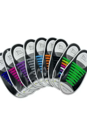 Lacci in Silicone Elastici Senza Nodo per Scarpe – Facili da Indossare e Regolabili Subito Disponibile