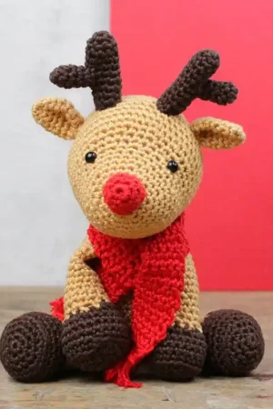 Kit Amigurumi - Renna Rudolf - Hardicraft Compra Online