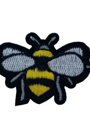 Applicazione Termoadesiva Ape Giallo Nero Ali Bianco 50x35 Mm Miglior Prezzo