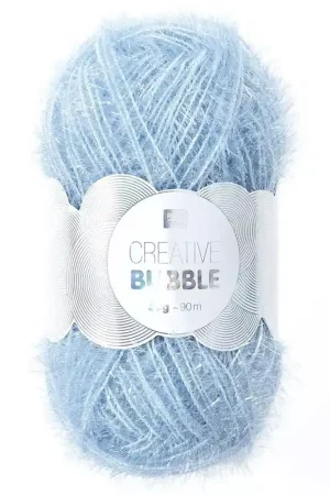 Soddisfatti O Rimborsati Creative Bubble - Fil à crocheter pour éponge tawashi - Bleu pigeon x50g