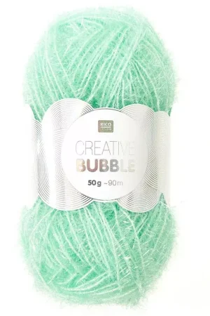 Creative Bubble - Fil à crocheter pour éponge tawashi - Aigue-marine x50g Professionale