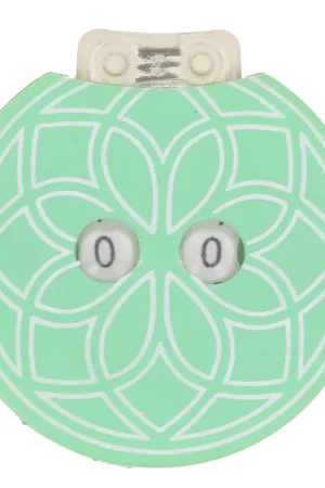 Non Perdere Compte-rang manuel Clicky 4 cm - Knitpro - Vert clair - Blanc x1