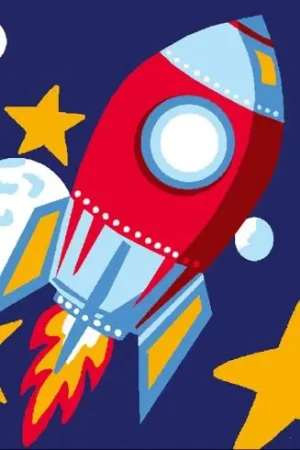 Kit di tela per bambini - Razzo - Luc Créations Prezzo Conveniente