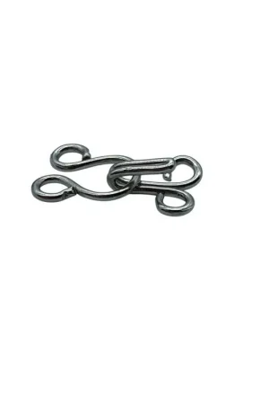 5 Pezzi Uncinelli Ganci Metallo Ottone Grande Dimensioni: 20x12,8 Mm Nuova Collezione