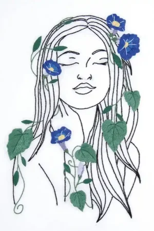 Direttamente Dal Produttore Kit da Ricamo - Ritratto con Ipomee - DMC