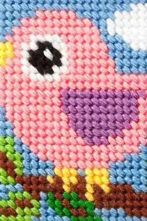 Kit di tela per bambini - Uccello - Orchidéa Economico