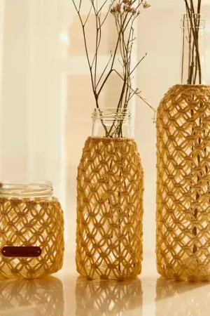 Kit Macramé - Barattoli Decorati - DMC Prezzo Conveniente