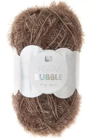 Bestseller Creative Bubble - Fil à crocheter pour éponge tawashi - Noix x50g