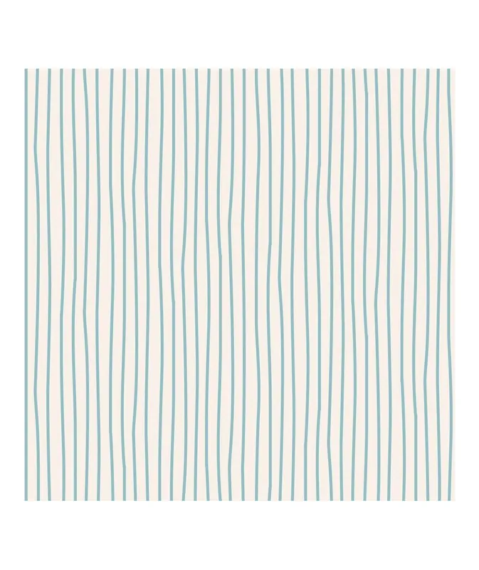 Tilda 110 Classic Basics Pen Stripe Light Blue - Tessuto Verde Acqua a Righine Occasione