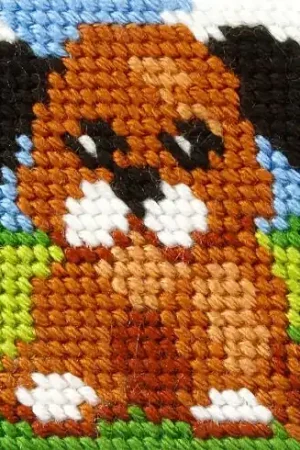 Non Perdere Kit di tela per bambini - Cane - Orchidéa