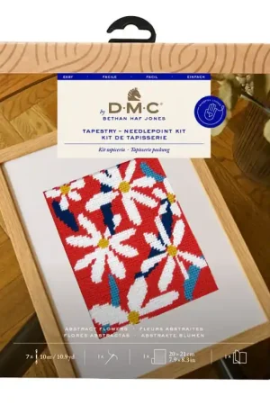 Kit per Tappezzeria - Fiori Astratti - DMC Non Perdere