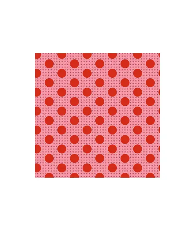 Prezzo Scontato Tilda Medium Dots Salmone, Tessuto Rosa Salmone a Pois