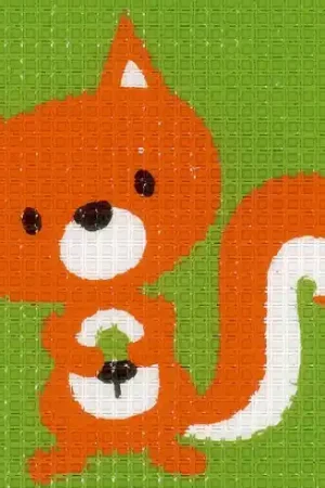 Kit di tela per bambini - Scoiattolo - Vervaco A Buon Prezzo