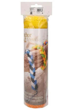 Pack 5 Gomitoli Anchor Metallic Neon - Anchor Affare