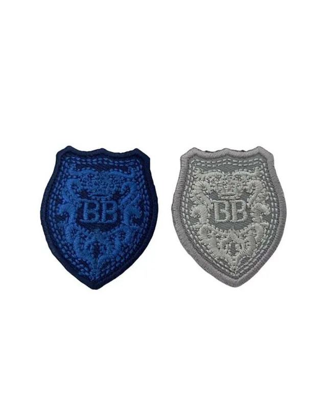 Applicazione Termoadesiva Stemma Ricamo BB 35x40 Mm Quantità Limitata