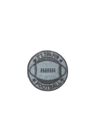 Applicazione Patch Pallone Ricamo Termoadesivo Patch Football Tondo 4 Cm Quantità Limitata