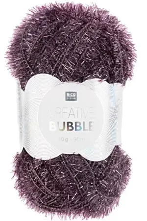 Creative Bubble - Fil à crocheter pour éponge tawashi - Mauve x50g Saldi