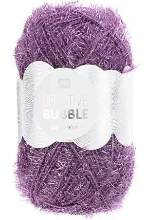 Acquista Ora Creative Bubble - Fil à crocheter pour éponge tawashi - Violette x50g