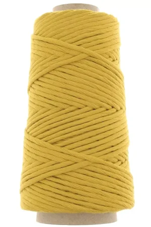 Bobine de cordon en coton pour macramé Cotton Suprême 3XL peigné - Pistache x75m Reso Gratuito