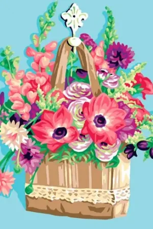 Canovaccio antico - Fiori in una borsa - Royal Paris Prezzo Di Fabbrica