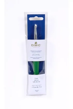 Offerta Limitata Crochet aluminium avec manche ergonomique DMC - 7 mm - Vert Foncé x1